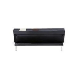 Beliani Driezitsbank - OLSKER Zwart Kunstleer -LeenBakker Winkel bb6783bb2d9445619b41652b1ebfa708