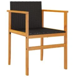 VidaXL - Tuinstoelen - Zwart - Poly Rattan - 2 Stuks -LeenBakker Winkel bb91bf81d5084365be0f1030f697d516