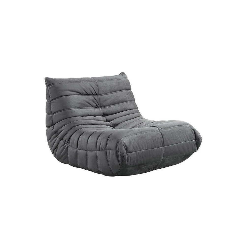 Merkloos HOME DELUXE Relax Fauteuil Met Kruk CHILL - Grijs 5 Merkloos HOME DELUXE Relax Fauteuil Met Kruk CHILL - Grijs - Afbeelding 3