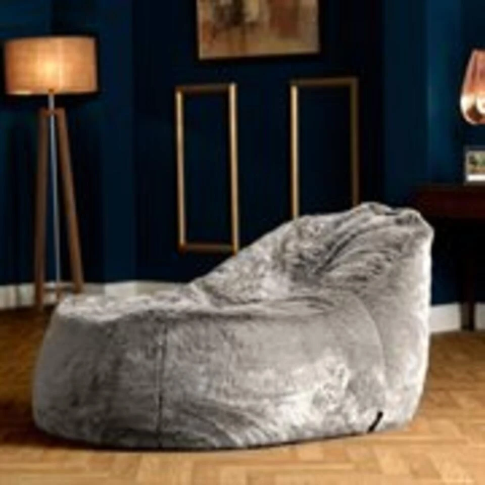 Icon Zitzak Lounger Dream - Zitzak Van Imitatiebont - Poolwolf 4 Icon Zitzak Lounger Dream - Zitzak Van Imitatiebont - Poolwolf - Afbeelding 2