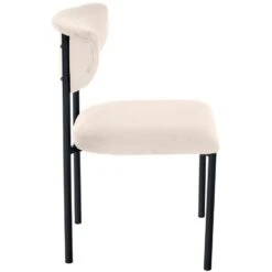 CLP Eetkamerstoel Gambell Fluweel - Creme -LeenBakker Winkel bcc58f98e3ee45c0ac798a29f0ee3dbe