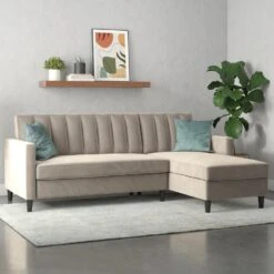 Celine - 3-zits Hoekslaapbank Met Opbergruimte In Taupe Fluweel 8 Celine - 3-zits Hoekslaapbank Met Opbergruimte In Taupe Fluweel -LeenBakker Winkel be76c1702c0c453994f45fa6c59df5aa