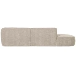 WOOOD Polly Chaise Longue - Polyester - Zand - 71x258x105/150 -LeenBakker Winkel beaee518efc2443991079d4753747f25