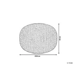 PRIENE - Poef - Beige - 50 Cm - Katoen -LeenBakker Winkel bec1c242ee08450c861a93f9d14a1e38