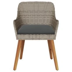 VidaXL - Tuinstoel - Zwart - Poly Rattan - 55 X 62.5 X 82cm -LeenBakker Winkel bf0d87123cae43c4a146da6acb659eb7