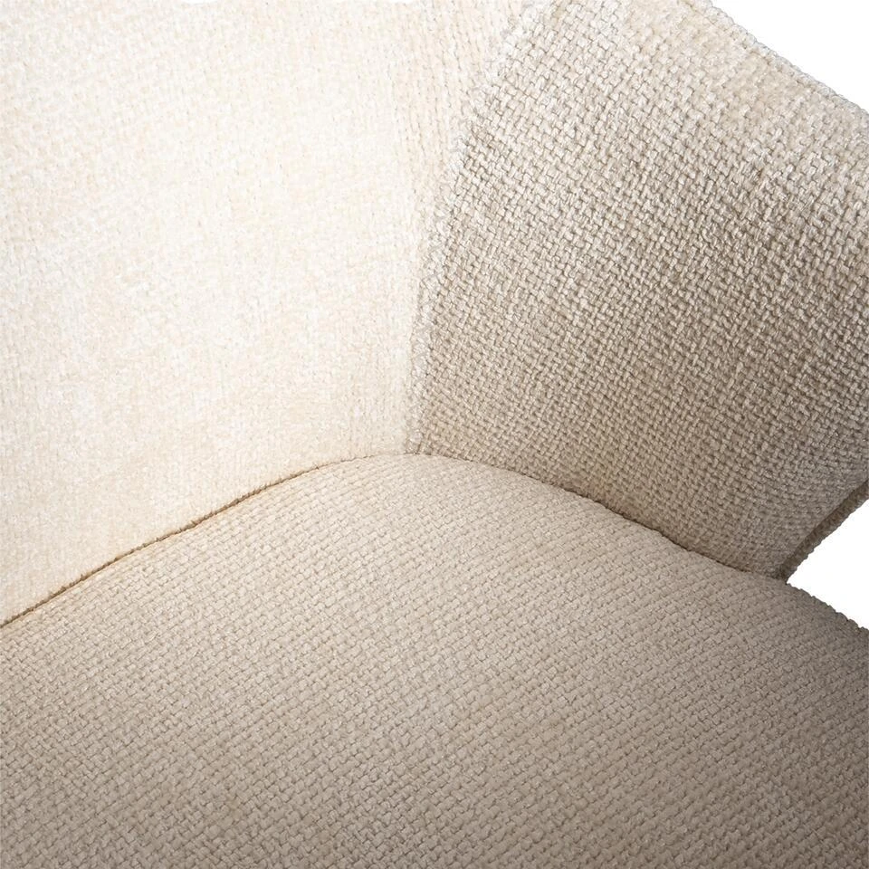 Eetkamerbank Rechthoek - Beige Stof - 160x60x88cm - Taylor 8 Eetkamerbank Rechthoek - Beige Stof - 160x60x88cm - Taylor - Afbeelding 6