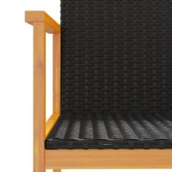 VidaXL - Tuinstoelen - Zwart - Poly Rattan - 2 Stuks -LeenBakker Winkel bf3cf7bc159f470f83358abfe30db0e1