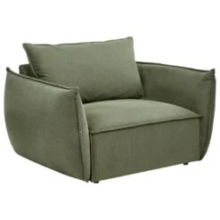 KUNES - Fauteuil - Groen - Polyester -LeenBakker Winkel bf61d6e727e54a47b92a1b0b58f4fead