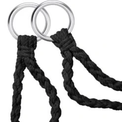 Tectake Hangstoel Grazia, Zwart -LeenBakker Winkel bfb93a4d9471465ebdb09e7a30d4ddb3