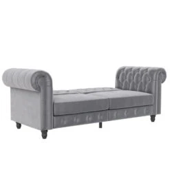 Felix - 3-zits Slaapbank In Lichtgrijs Fluweel -LeenBakker Winkel c0a98844a2304500977faf0f7d7e81f2