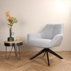DS4U - Miron Draaifauteuil - Grijs -LeenBakker Winkel c0b961d5579b47cd9cacb6766d6e1a4b