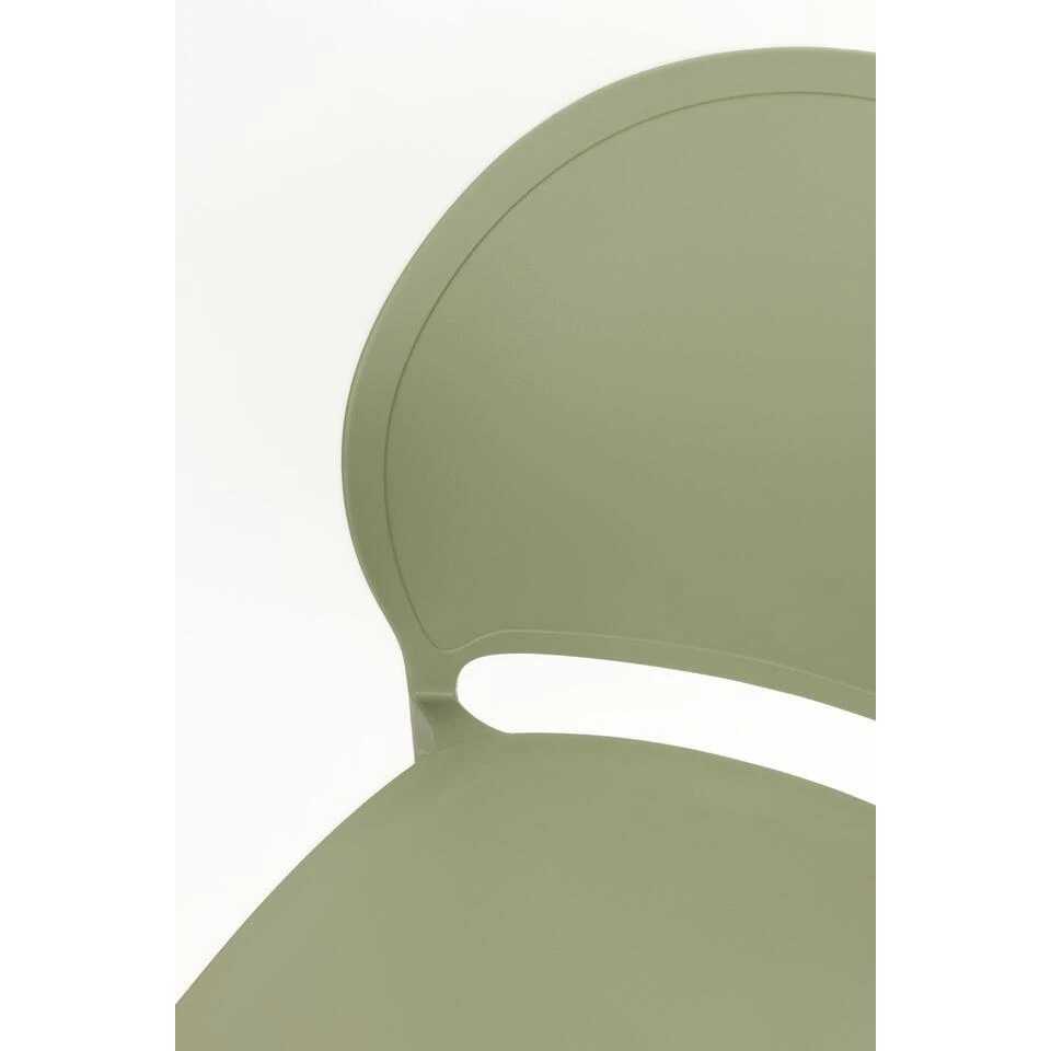 Tuinstoel Kunstof Groen - Zitdiepte 43cm - 52x45x82cm - Sjoerd - Set Van 4 10 Tuinstoel Kunstof Groen - Zitdiepte 43cm - 52x45x82cm - Sjoerd - Set Van 4 - Afbeelding 8