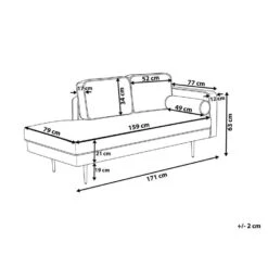 MIRAMAS - Chaise Longue - Smaragdgroen - Rechterzijde - Fluweel 13 MIRAMAS - Chaise Longue - Smaragdgroen - Rechterzijde - Fluweel -LeenBakker Winkel c147eace53944dd687a3d2395a0be437