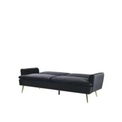 Beliani Slaapbank - VETTRE Zwart Fluweel 9 Beliani Slaapbank - VETTRE Zwart Fluweel -LeenBakker Winkel c1a71245855e4749896a182367b31404