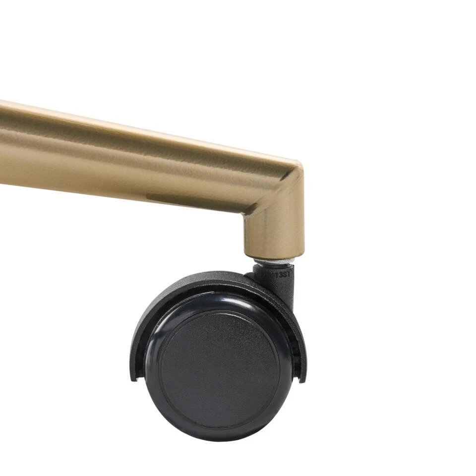 CLARE - Bureaustoel - Bruin - Fluweel 11 CLARE - Bureaustoel - Bruin - Fluweel - Afbeelding 9