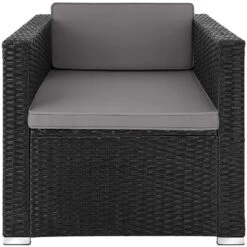 Tectake Wicker Fauteuil Lignano, Zwart 15 Tectake Wicker Fauteuil Lignano, Zwart -LeenBakker Winkel c27e60d3bc864d008c9eeca7da8bf85f