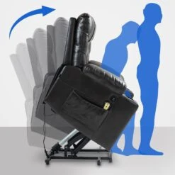 CLP Fauteuil Andover Zwart Frame - Kunstleer - Bruin -LeenBakker Winkel c2c3eac796c84eeab347607567b058f2