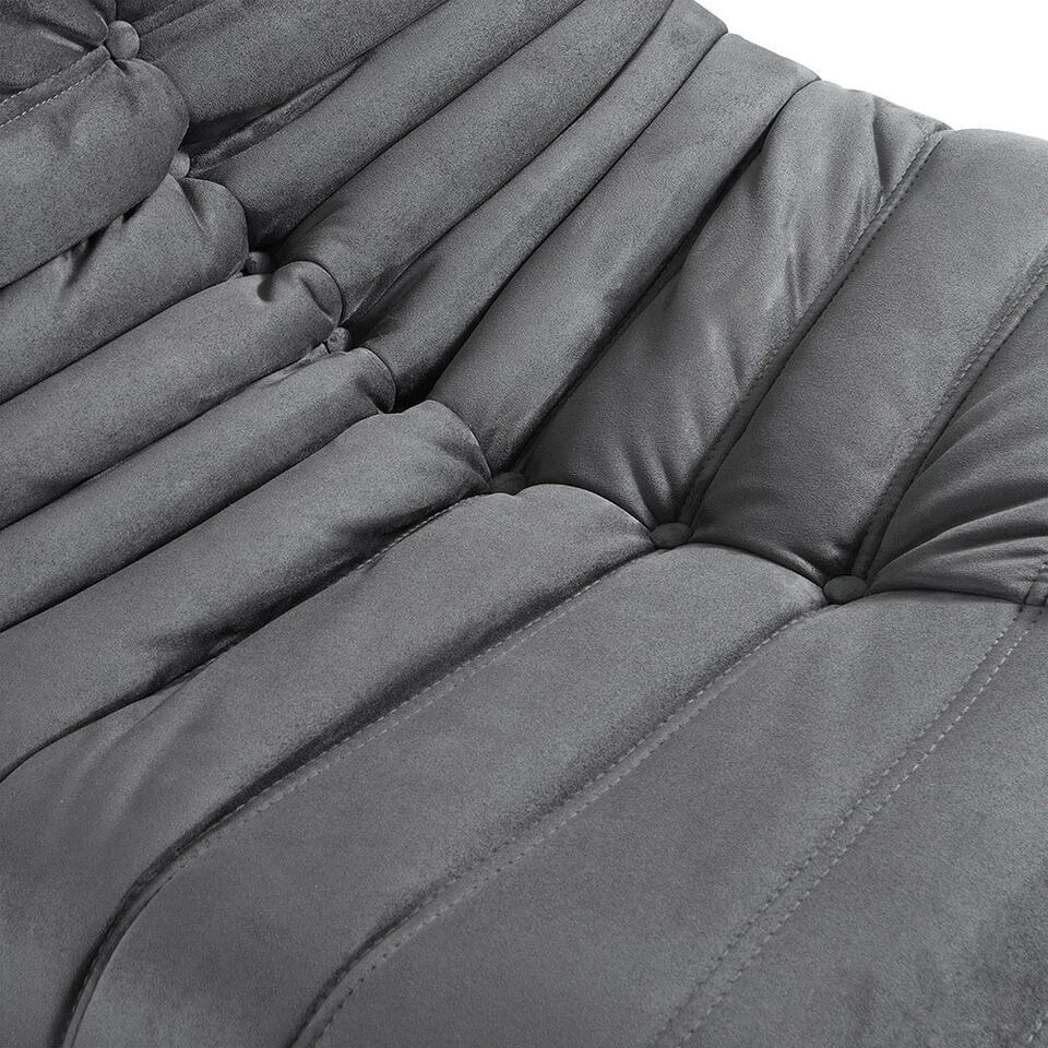 Merkloos HOME DELUXE Relax Fauteuil Met Kruk CHILL - Grijs 11 Merkloos HOME DELUXE Relax Fauteuil Met Kruk CHILL - Grijs - Afbeelding 9