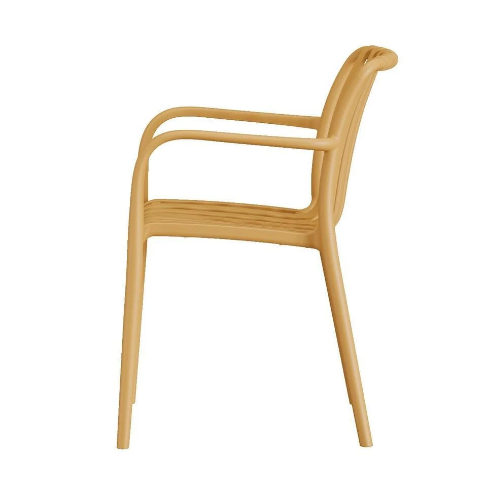 DS4U - Max Terrasstoel - Mosterd Geel 6 DS4U - Max Terrasstoel - Mosterd Geel - Afbeelding 4