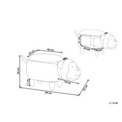 Beliani Dierenhocker MONKEY - Bruin Kunstleer -LeenBakker Winkel c35652d3be554b6ea8b301934e69773f