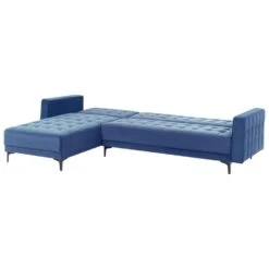 ABERDEEN - Hoekbank - Blauw - Rechterzijde - Fluweel -LeenBakker Winkel c3e6e1c580b1491b9eb0910354f4ca58