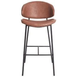 KIANA - Barkruk Set Van 2 - Bruin - Kunstleer -LeenBakker Winkel c481684477cd4eec95e3deb5ea3b912d