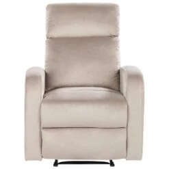 VERDAL - Relaxfauteuil Handmatig - Beige - Fluweel -LeenBakker Winkel c4832b93291243e289fc90180e0a48fc