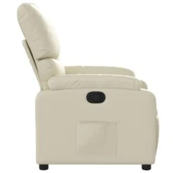 VidaXL - Fauteuil - Crème - Kunstleer -LeenBakker Winkel c5bc09ea82bc49e9a1e08755b22320cc