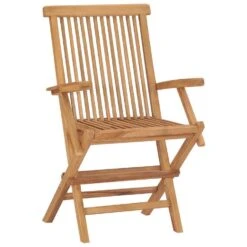 VidaXL - Tuinstoelen - 3 Stuks - Massief Teakhout - Inklapbaar -LeenBakker Winkel c60a2185998c42f88b8048aeb53eea45