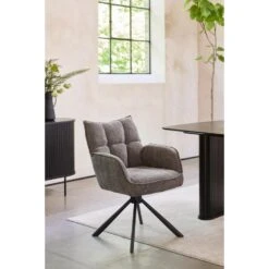 Eetkamerstoel Antraciet Stof - Draaibaar - 65x59x86cm - Select Marilla - Giga 6 Eetkamerstoel Antraciet Stof - Draaibaar - 65x59x86cm - Select Marilla - Giga -LeenBakker Winkel c619340f6c924e71a4a8c547980c75db