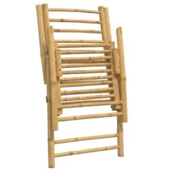 VidaXL - Inklapbaar Tuinstoelen Met Kussens - Bamboe - 4 Stuks -LeenBakker Winkel c672271e6e95401bb332d76566ede6e6
