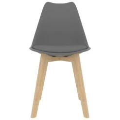 VidaXL Eetkamerstoelen 2 St Kunststof Grijs -LeenBakker Winkel c6e4a15fb56c4f3fa785b56b95584b64