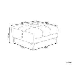 ALNES - Ottomaan - Wit - Polyester 13 ALNES - Ottomaan - Wit - Polyester -LeenBakker Winkel c766a0652ffb46faacc61cf793a29f99 2