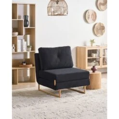 JERSLEV - 1-zits Slaapbank - Zwart - Polyester -LeenBakker Winkel c773cae8063447b89827577701d3eabc