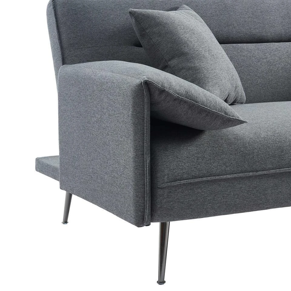 Rousseau Grijs Sivas Slaapbank - Eucalyptus Frame - H-H 95 X B-L 199 X D-P 89 Cm 10 Rousseau Grijs Sivas Slaapbank - Eucalyptus Frame - H-H 95 X B-L 199 X D-P 89 Cm - Afbeelding 8