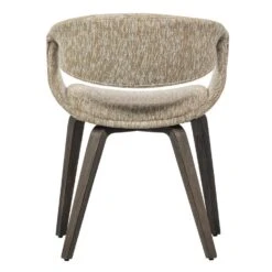 WOOOD Yossi Eetkamerstoelen Met Houten Bruinen Poot - Zand - Set Van 2 -LeenBakker Winkel c847049e81fc4f7dbe3c3445704f8484