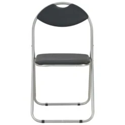 VidaXL Eetkamerstoelen Inklapbaar 2 St Kunstleer Zwart -LeenBakker Winkel c853dbbcceca4843a13eba9b77642670