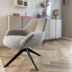 DS4U - Miron Draaifauteuil - Grijs -LeenBakker Winkel c936eaec39c542ffb87b68002467b323