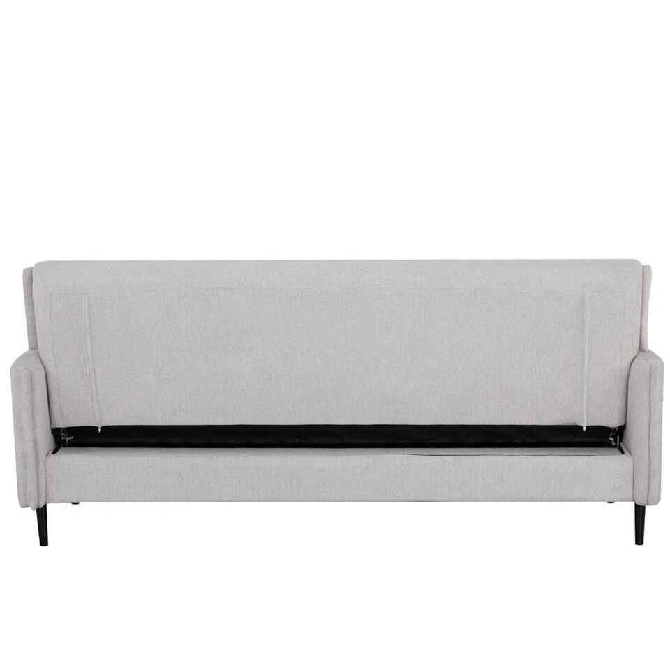 Slaapbank 3-Zits - Stof Beige - Zithoogte 47cm - 200x85x87cm - Torvi 7 Slaapbank 3-Zits - Stof Beige - Zithoogte 47cm - 200x85x87cm - Torvi - Afbeelding 5