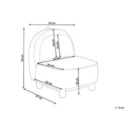FABORG - Kinderstoel - Blauw - Polyester -LeenBakker Winkel c9940671d7104f36ba17df3419bd9e2f