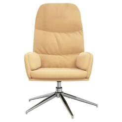 VidaXL Relaxstoel Kunstsuède Crèmewit 8 VidaXL Relaxstoel Kunstsuède Crèmewit -LeenBakker Winkel cb15f7ded0f244de8aa800eec4978124