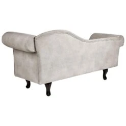 LATTES II - Chaise Longue - Taupe - Rechterzijde - Fluweel -LeenBakker Winkel cba0f81c9b8e4871add0961fd357c454