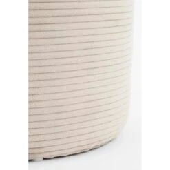 Mica Decorations Poef Met Opbergruimte - H41 X Ø42 Cm - Off-white -LeenBakker Winkel cc25cb7b2e1143b2990cd53bfae7ed19