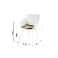 Hartman Le Soleil Element Dining Armstoel - Cotton White - 2 St. 12 Hartman Le Soleil Element Dining Armstoel - Cotton White - 2 St. -LeenBakker Winkel cc754223effd41debf39c89b36cb3d0d