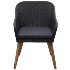 VidaXL 2x Tuinstoel Met Kussens Poly Rattan Zwart Buitenstoel Zitstoel Stoel 7 VidaXL 2x Tuinstoel Met Kussens Poly Rattan Zwart Buitenstoel Zitstoel Stoel -LeenBakker Winkel cc8dabddfa4643e78619573a4b7263de