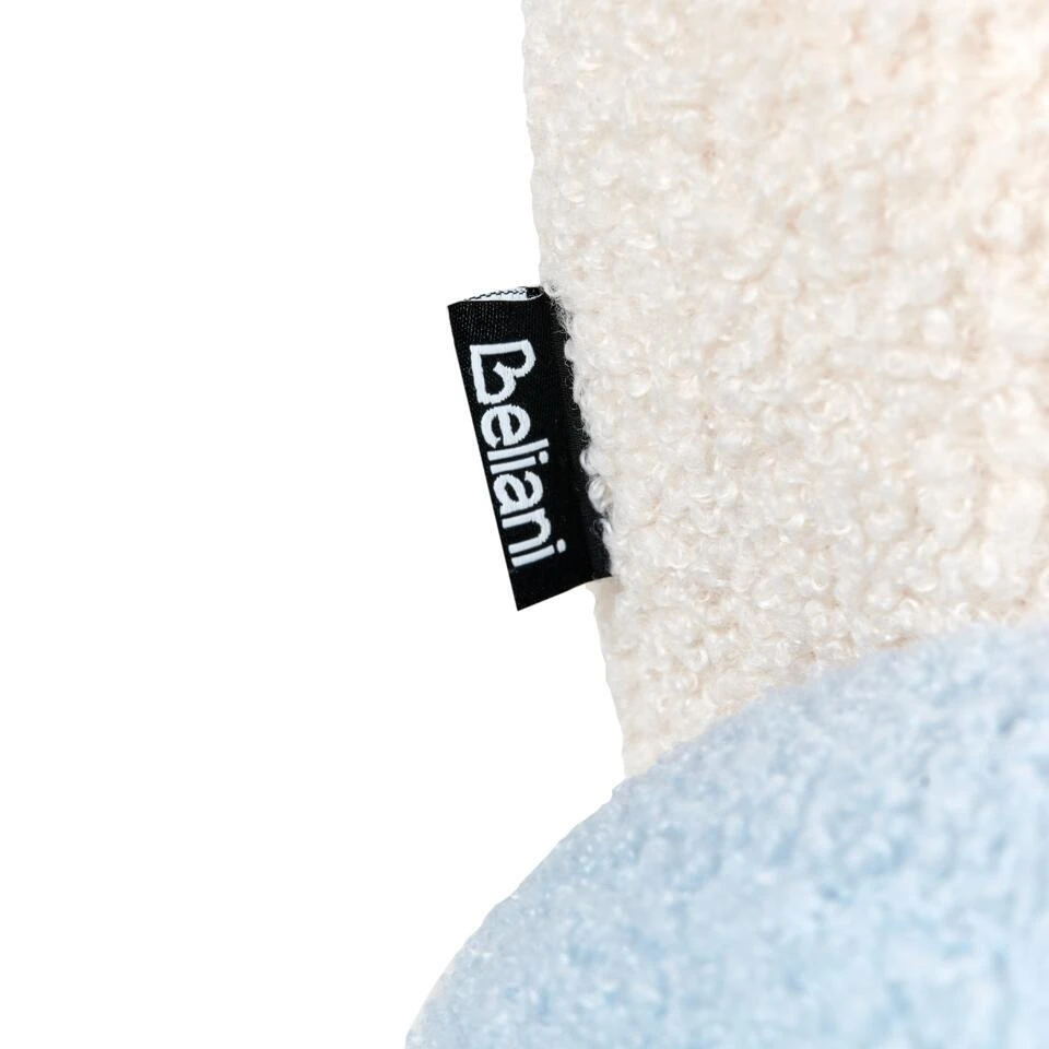 OMBO - Kinderfauteuil - Lichtblauw - Bouclé 11 OMBO - Kinderfauteuil - Lichtblauw - Bouclé - Afbeelding 9