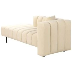 LANNILS - Chaise Longue - Beige - Rechtszijdig - Fluweel 16 LANNILS - Chaise Longue - Beige - Rechtszijdig - Fluweel -LeenBakker Winkel cdfad78252d041afb04e0d1be573fb37