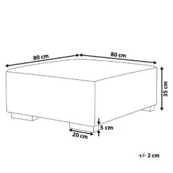LUNGO - Ottomaan - Wit - Bouclé 15 LUNGO - Ottomaan - Wit - Bouclé -LeenBakker Winkel ce06254e06df40d59ffd48fa89d1f16d