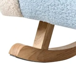 SKARE - Schommelstoel Voor Kinderen - Lichtblauw - Bouclé -LeenBakker Winkel ce31207b7a1e4011b2eeed329a36199c
