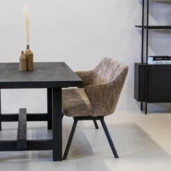 Eetkamerbank Rechthoek - Taupe Stof - 160x60x88cm - Taylor -LeenBakker Winkel cf301d656ecc4304a82fec21c3ea2734